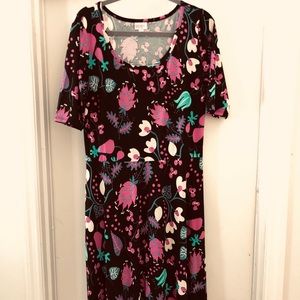 NWOT.  LuLaRoe ‘Ana’ maxi dress, Sz 2XL
